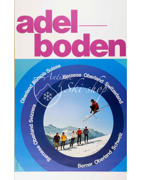 Vintage Swiss Ski Poster : ADELBODEN