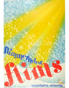 Vintage Swiss Ski Poster : FLIMS