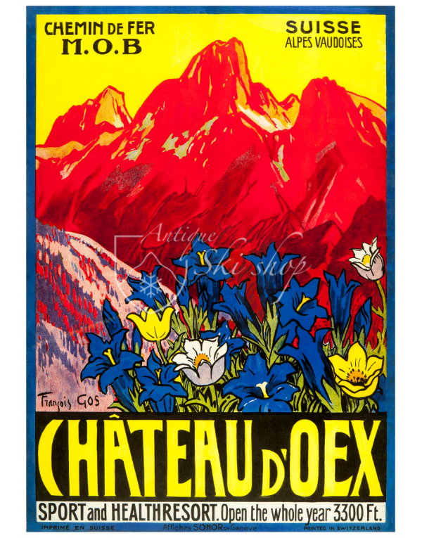 CHATEAU D'OEX (Print)