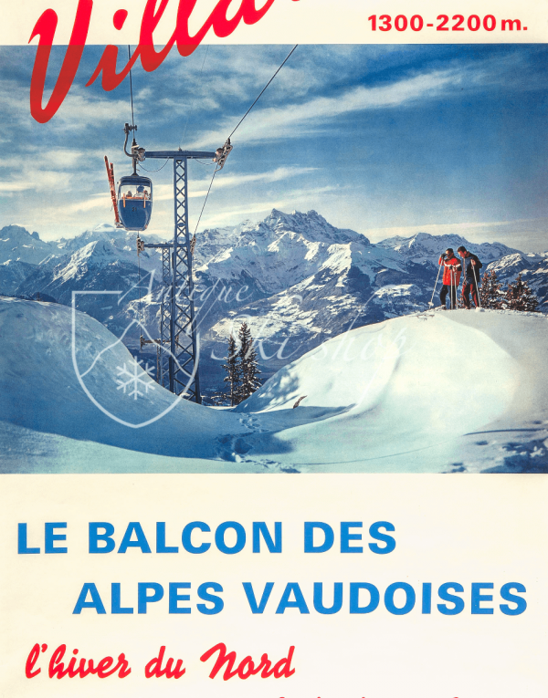 VILLARS (Le Balcon des Alpes Vaudoise) Print