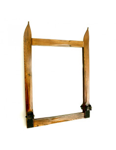 Specchio da sci vintage (quadrato)