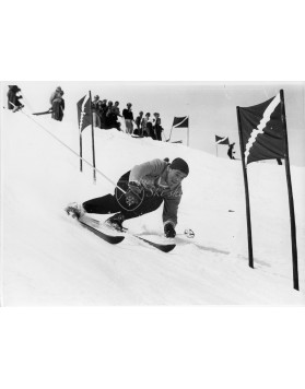 Vintage Ski Photo - Egon Zimmermann