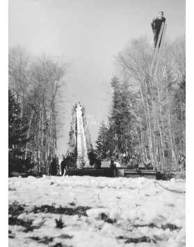 Vintage Ski Photo - Ski Jumping