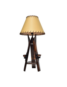 lampada da tavolo con sci