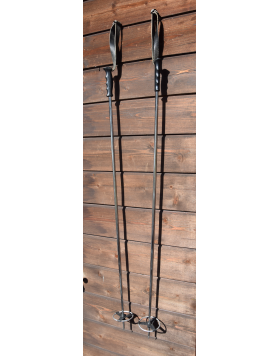 1960's Antique Metal Ski Poles