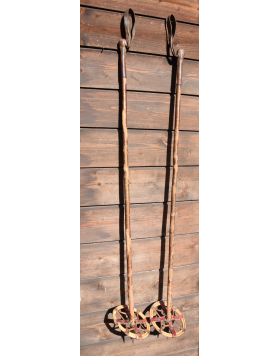 1930's Antique Hickory Ski Poles