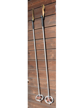 Vintage Aluminium "HIVERNA" Ski Poles