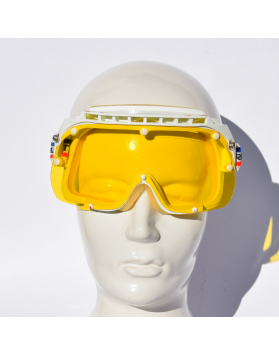 Vintage Solar Ski Goggles "Guy Perillat"