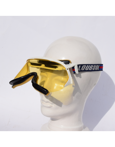 Vintage "LOUBSOL SUPER 4 " POP UP Ski Goggles