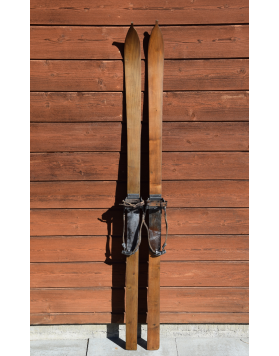 Antique 1920's Skis (Restored)