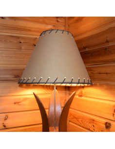 Lampada da terra con sci antichi / Lampadaire avec skis anciens / Lampada da terra con sci antichi 2