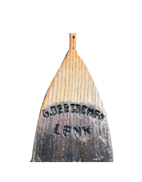 Antique Swiss "G. BEETSCHEN-LENK" Nipple Tip Skis