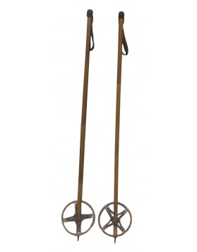Antique Children ski poles
