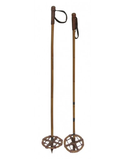 Vintage ski poles