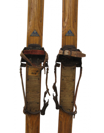 Antique Wood Skis