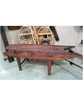 Vintage Style Sled Bench