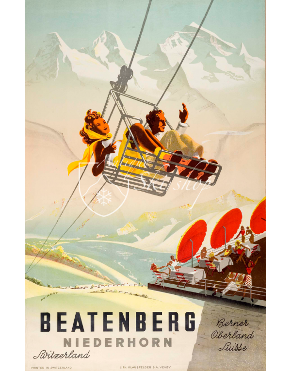 Vintage Swiss Poster : BEATENBERG
